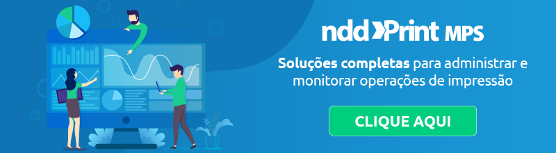 nddPrint MPS: soluções completas para administrar e monitorar operações de impressão.