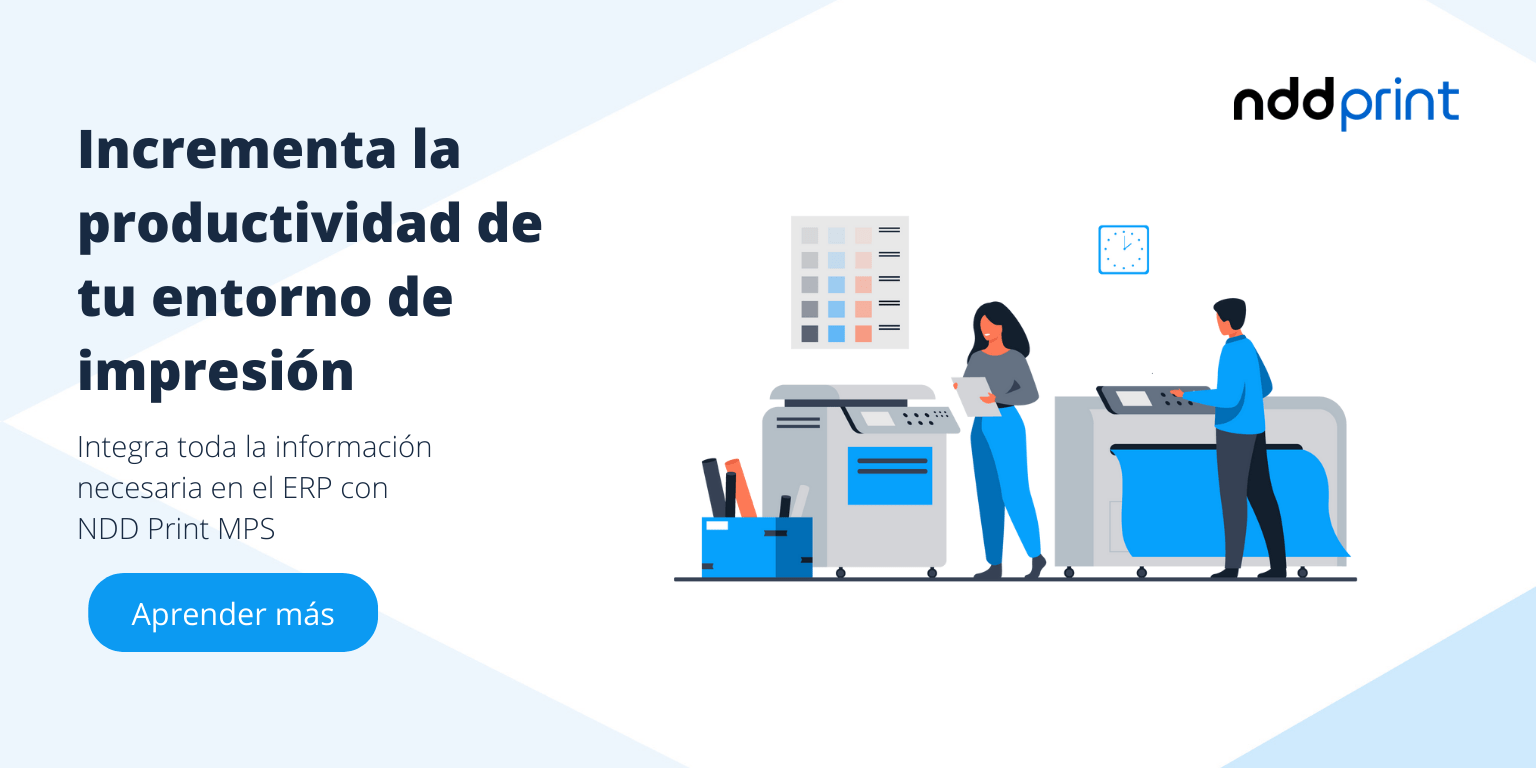 gestión de impresión con ERP