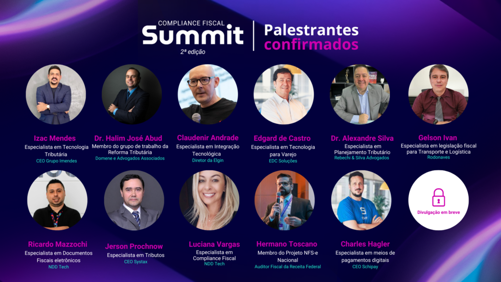 palestrantes do compliance fiscal summit 2023